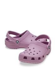 Crocs Purple Toddler Classic Clogs - Image 3 of 5