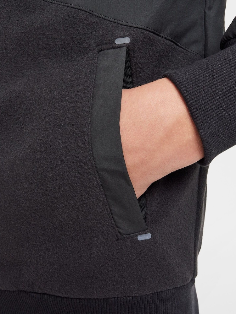 Nike Crome Black Therma Fit Sportswear City Utility EasyOn Winterized Jacket - Image 9 of 9 Nike Crome Black Therma Fit Sportswear City Utility EasyOn Winterized Jacket - Image 9 of 9