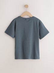 Charcoal Grey Oversized 100% Cotton Disney Lilo and Stitch T-Shirt (3-16yrs) - Image 6 of 8