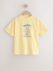 Yellow Pretzel Oversized Graphic Print T-Shirt (3-16yrs) - Image 1 of 8