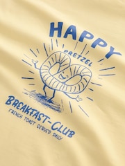 Yellow Pretzel Oversized Graphic Print T-Shirt (3-16yrs) - Image 8 of 8