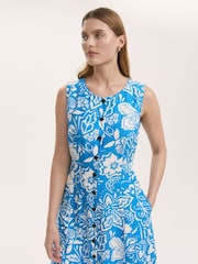 Finery Aimee Floral Print Sleeveless Midi Dress - Imagen 3 de 4