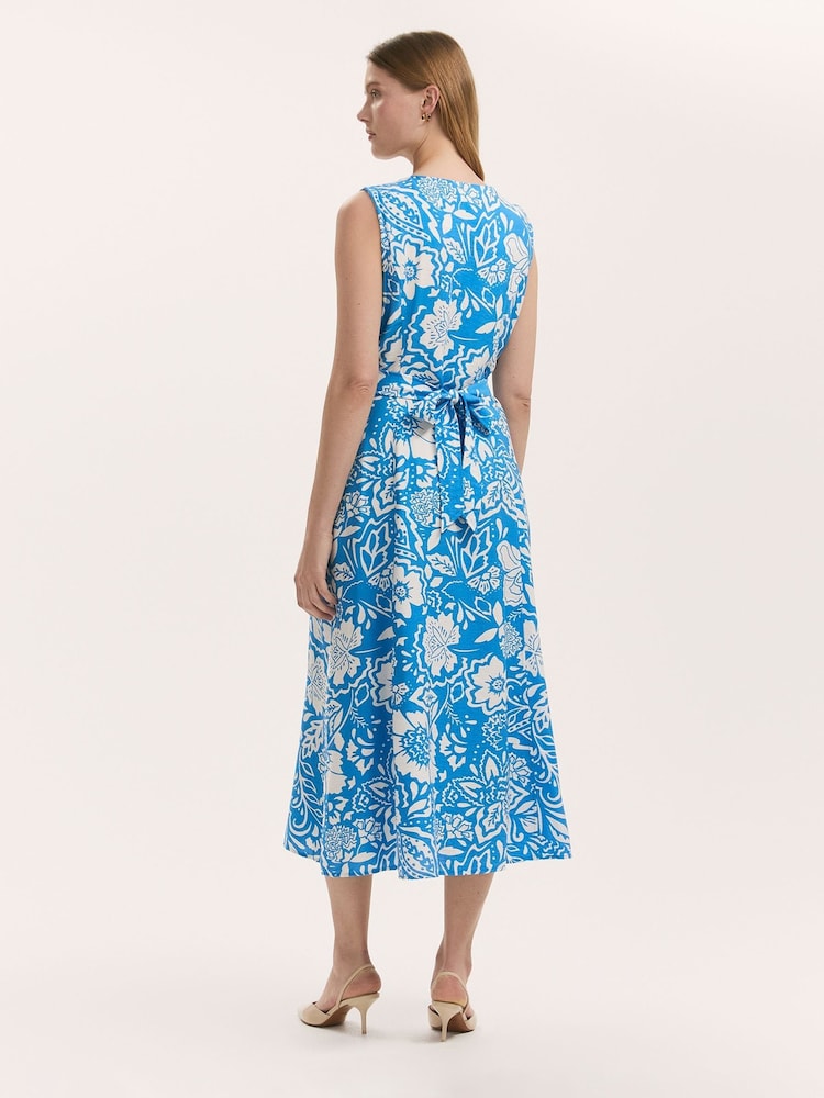 Finery Aimee Floral Print Sleeveless Midi Dress - Imagen 4 de 4