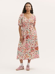 Finery Estee Floral Print Midi Dress - Imagen 1 de 4