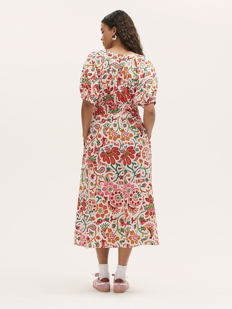 Finery Estee Floral Print Midi Dress - Imagen 4 de 4