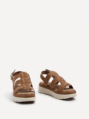 Linzi Brown Boston Fisherman Flatform Sandals - Image 3 of 5