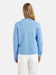 Azul - Smith & Soul Zip-Up Cardigan - Imagem 3 de 5