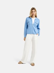 Azul - Smith & Soul Zip-Up Cardigan - Imagem 4 de 5