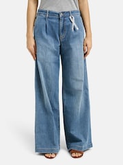 Smith & Soul Blue Super Wide Leg Jeans - Image 1 of 4