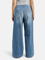 Smith & Soul Blue Super Wide Leg Jeans - Image 2 of 4