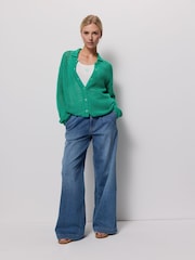 Smith & Soul Blue Super Wide Leg Jeans - Image 3 of 4