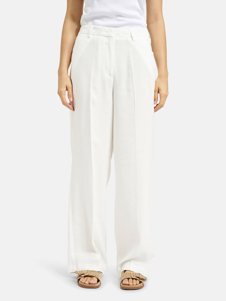 Smith & Soul Cream Straight Leg Trousers - Image 1 of 4