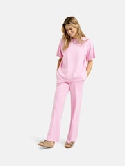 Smith & Soul Pink Oversized Washed 100% Cotton T-Shirt - Image 4 of 5