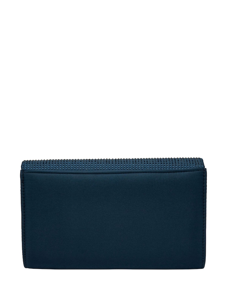 Ravel Blue Clutch Bag with Chain - Image 2 of 4