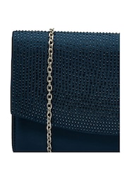 Ravel Blue Clutch Bag with Chain - Image 3 of 4