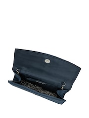 Ravel Blue Clutch Bag with Chain - Image 4 of 4