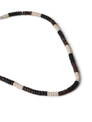 DCK Mens Multi Bead Black Necklace - Image 2 of 2