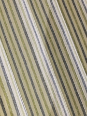Blue/Green Blue Green Stripe Eyelet Curtains - Image 5 of 5