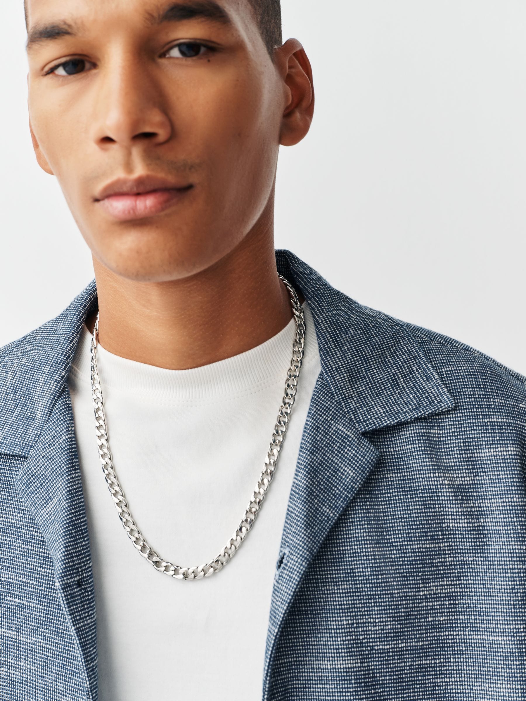 Buy Textured Curb Chain Necklace from Next Netherlands