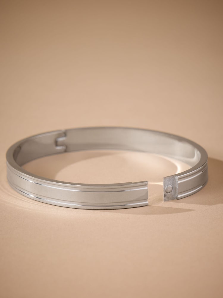DCK Mens Stainless Steel Bangle - Image 2 of 4