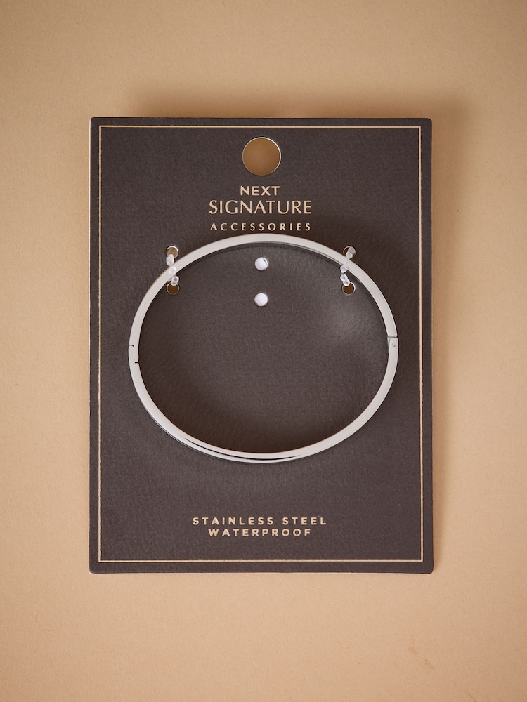 DCK Mens Stainless Steel Bangle - Image 4 of 4