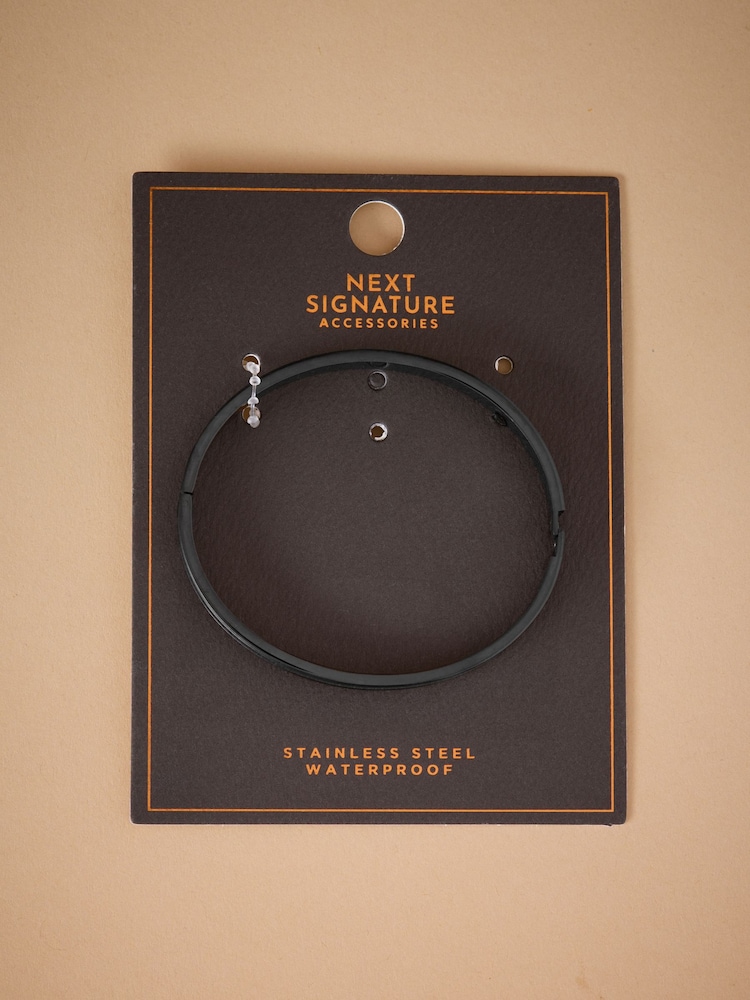 DCK Mens Stainless Steel Bangle - Image 4 of 4