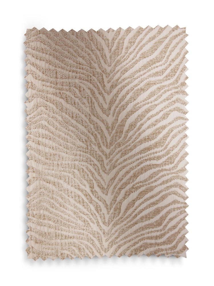 Zebra Chenille Eyelet Lined Curtains - صورة 5 من 5 Zebra Chenille Eyelet Lined Curtains - صورة 5 من 5