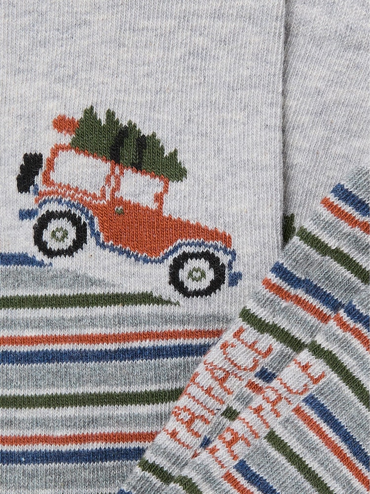 FatFace Grey Off Roader Socks - Image 2 of 2