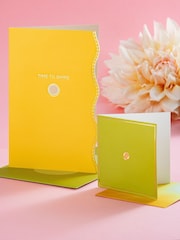 Hallmark Yellow Green Premium 'Time to Shine' Card - Vivid Aura - Image 1 of 5