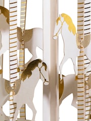 Hallmark White Gold Premium 3D Carousel Greeting Card - Paper Fables - Image 4 of 6