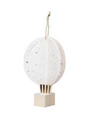 Hallmark White Gold Premium 3D Hot Air Balloon Card - Paper Fables - Image 2 of 6