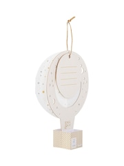 Hallmark White Gold Premium 3D Hot Air Balloon Card - Paper Fables - Image 4 of 6