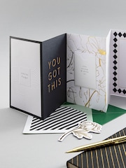 Hallmark Black White Gold Premium Thinking of You Card - Memento Luxe - Image 1 of 6