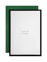 Hallmark Black White Gold Premium Thinking of You Card - Memento Luxe - Image 5 of 6