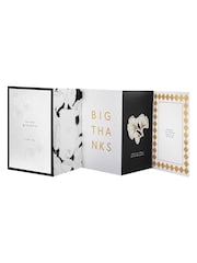 Hallmark Black White Gold Premium Thank You Card - Memento Luxe - Image 3 of 5
