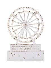 Hallmark White Gold Premium 3D Ferris Wheel Card - Paper Fables - Image 3 of 6