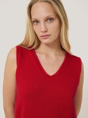 Jigsaw Red Chunky Blend Vests - Image 2 of 6