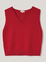 Jigsaw Red Chunky Blend Vests - Image 6 of 6