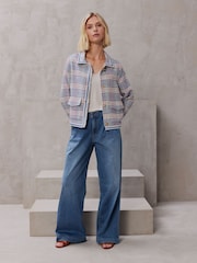 Smith & Soul Blue Fancy Tweed Jacket - Image 1 of 3