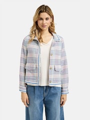 Smith & Soul Blue Fancy Tweed Jacket - Image 2 of 3