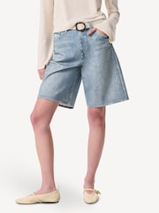 Rag & Bone Blue Miramar Ponte Mckenna Shorts - Image 1 of 6
