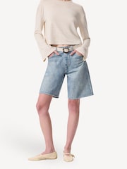 Rag & Bone Blue Miramar Ponte Mckenna Shorts - Image 3 of 6