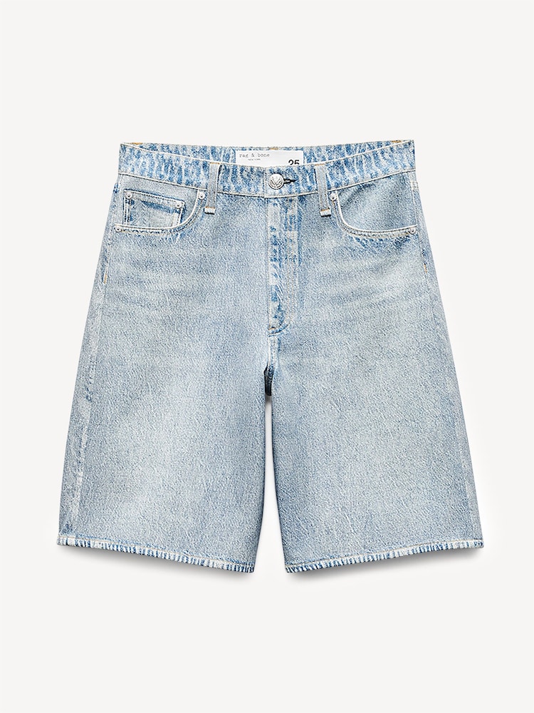 Rag & Bone Blue Miramar Ponte Mckenna Shorts - Image 6 of 6