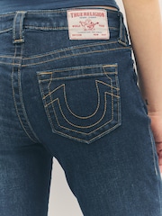 True Religion Indigo Upgrade Billie Mid Rise Straight Jeans - Image 6 of 6