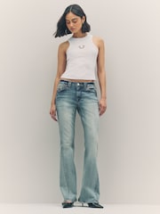True Religion Medium Vintage Joey Low Rise Flare Jeans - Image 1 of 6