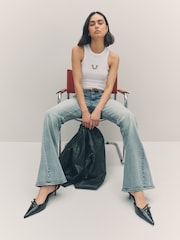 True Religion Medium Vintage Joey Low Rise Flare Jeans - Image 2 of 6