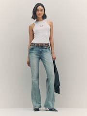 True Religion Medium Vintage Joey Low Rise Flare Jeans - Image 3 of 6