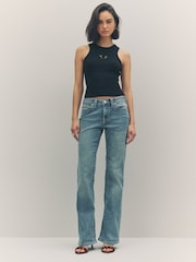 True Religion Peak Spot Becca Mid Rise Bootcut Jeans - Image 4 of 6