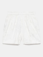 Mint Velvet Floral Lace 100% Cotton Shorts - Imagen 7 de 8