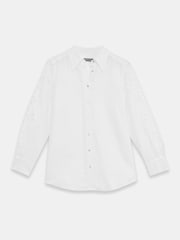 Mint Velvet White 100% Linen Lace Trim Shirt - Image 7 of 9